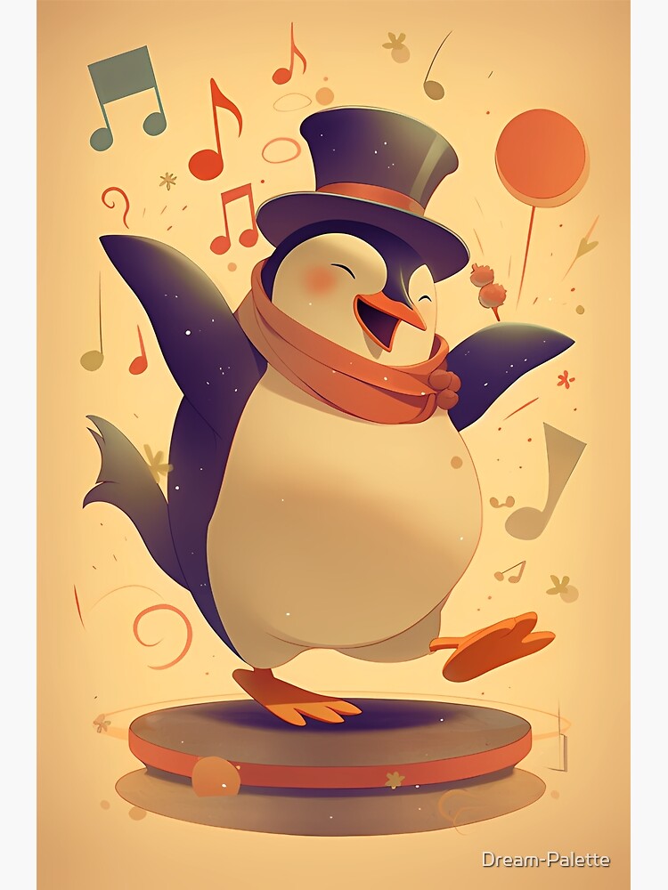 Disover Adorable Penguin Lover Design: Get Ready to Fall in Love! Canvas