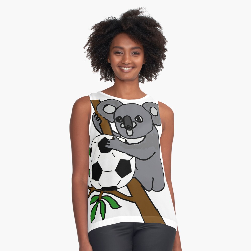 Cool Koala Bear playing Football Scarf for Sale by naturesfancy