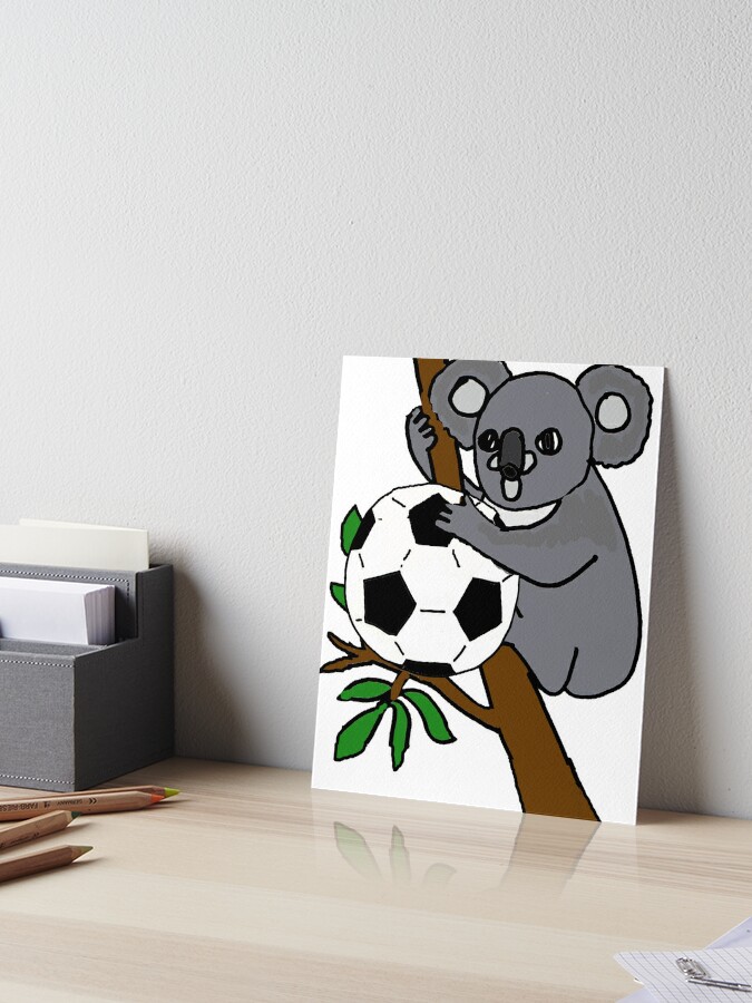 Funny Colorful Koala Bear Water Color Style Art Poster for Sale by  naturesfancy