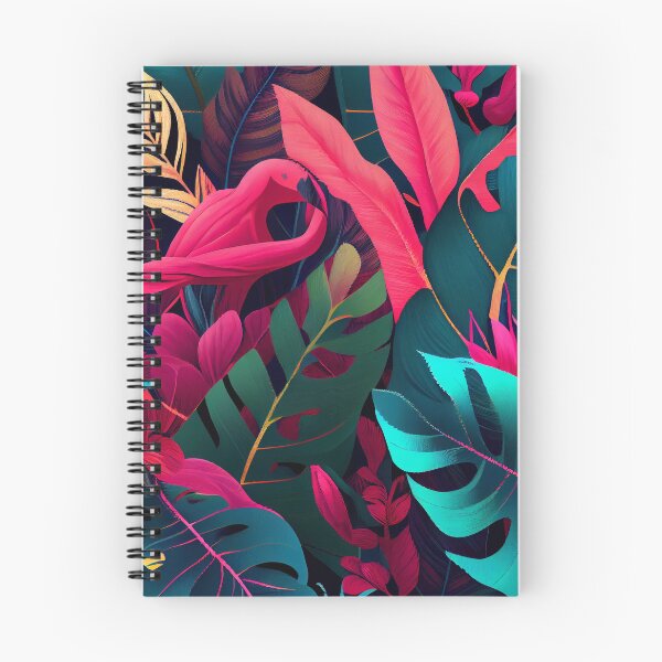 Item preview, Colorful Tropical Pattern Digital Painting designed and sold by CodeAndColors.