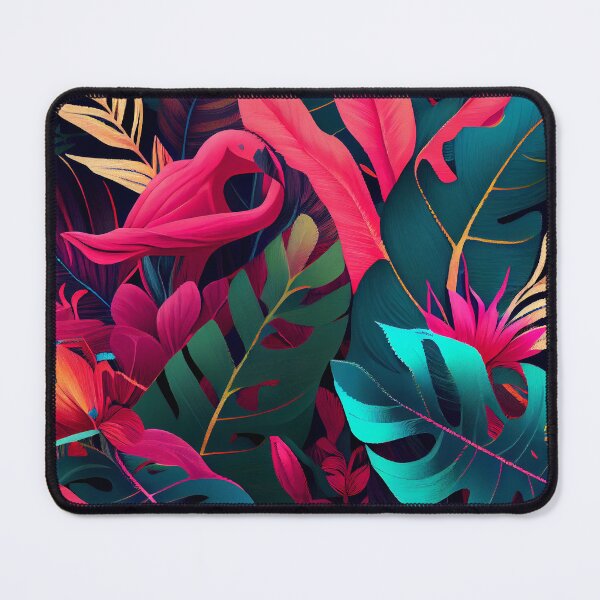 Item preview, Colorful Tropical Pattern Digital Painting designed and sold by CodeAndColors.