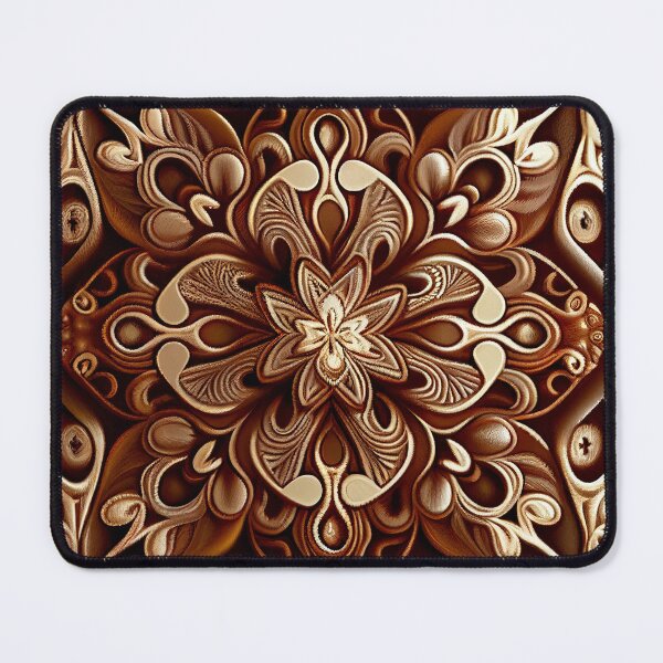 Item preview, Brown Brilliant New Mediterranean Pattern Digital Painting designed and sold by CodeAndColors.