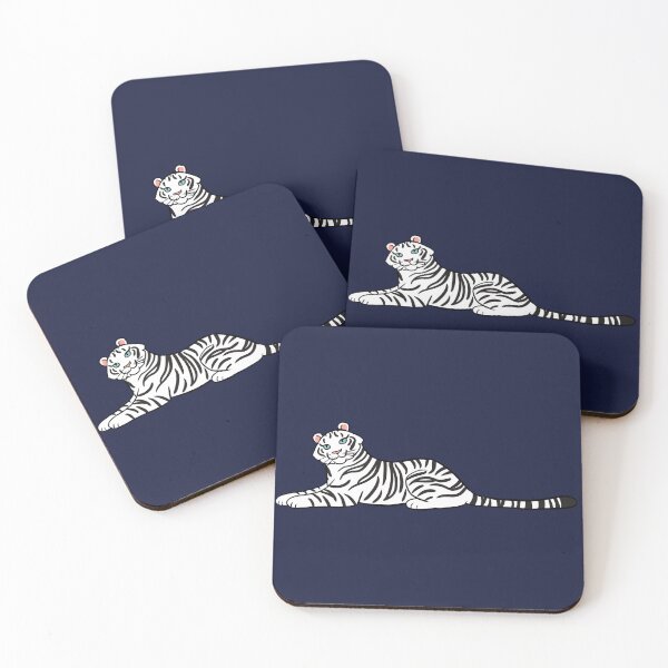 Item preview, Cute white tiger illustration  designed and sold by Yarafantasyart.