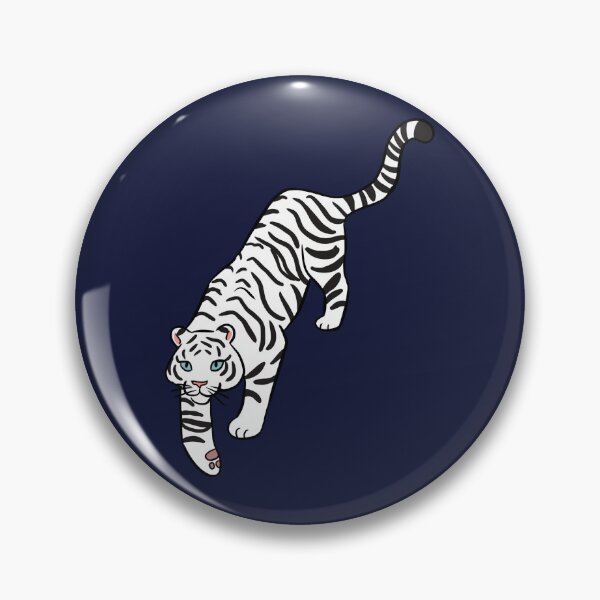 Item preview, Cute white tiger illustration  designed and sold by Yarafantasyart.