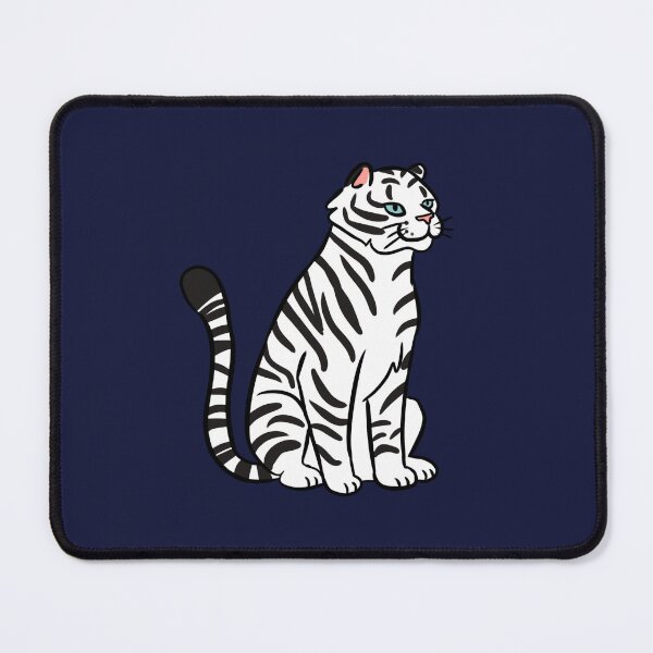 Item preview, Cute white tiger illustration designed and sold by Yarafantasyart.