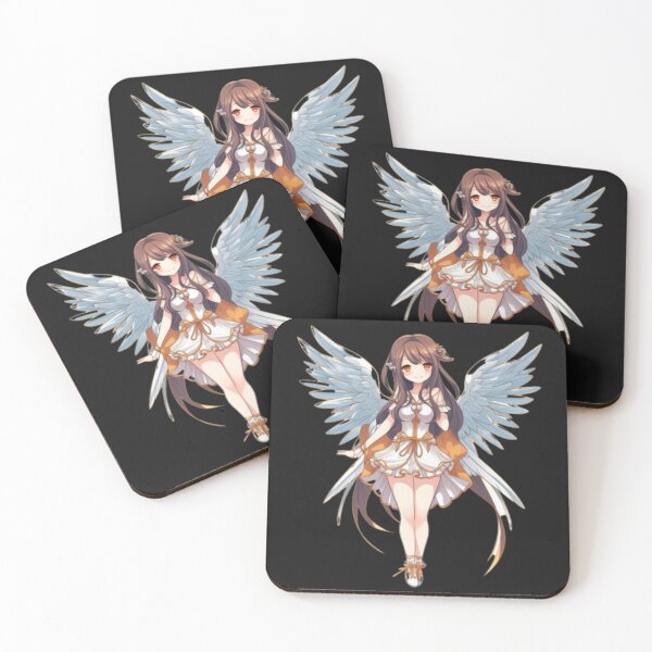 Item preview, Anime Cute Angel Fantasy - Colorful and Whimsical Illustration designed and sold by CRAZY&ART.