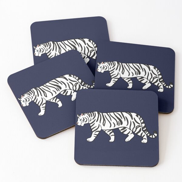 Item preview, Cute white tiger illustration  designed and sold by Yarafantasyart.