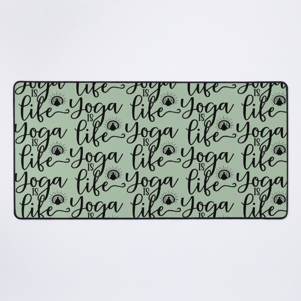 Item preview, Yoga Quote Yoga Is Life Motivational Saying designed and sold by SoccaTamam.