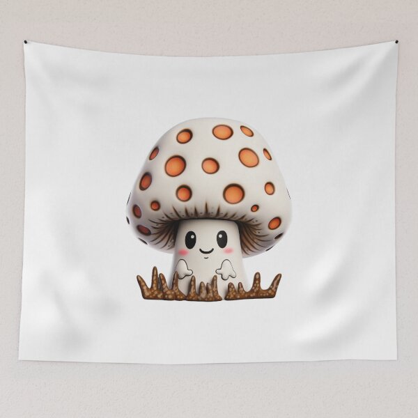 Item preview, Adorable Little Mushroom Shroom - Kawaii Toadstool designed and sold by TVBArchive.