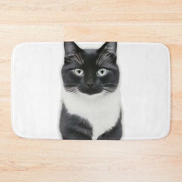 Item preview, black and white cat designed and sold by ViktorVigo.