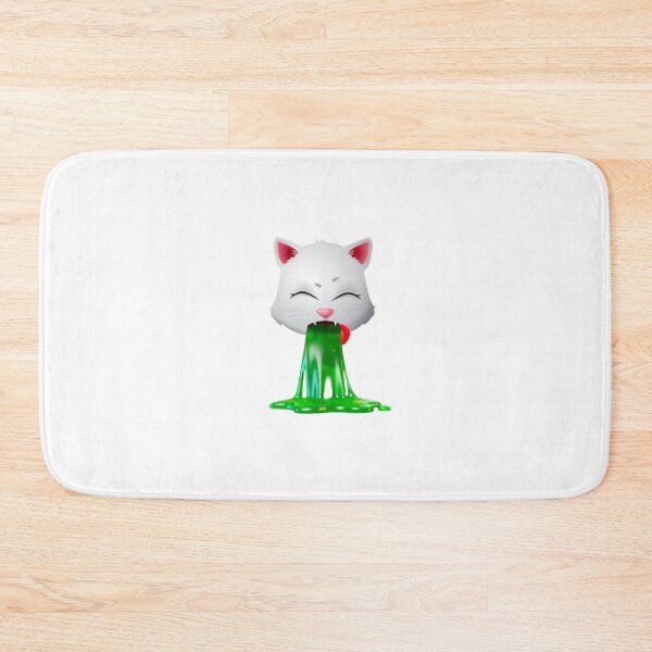 Item preview, emoji - cute cat pussy kitty puke break cat passed designed and sold by mr-serious-yt.