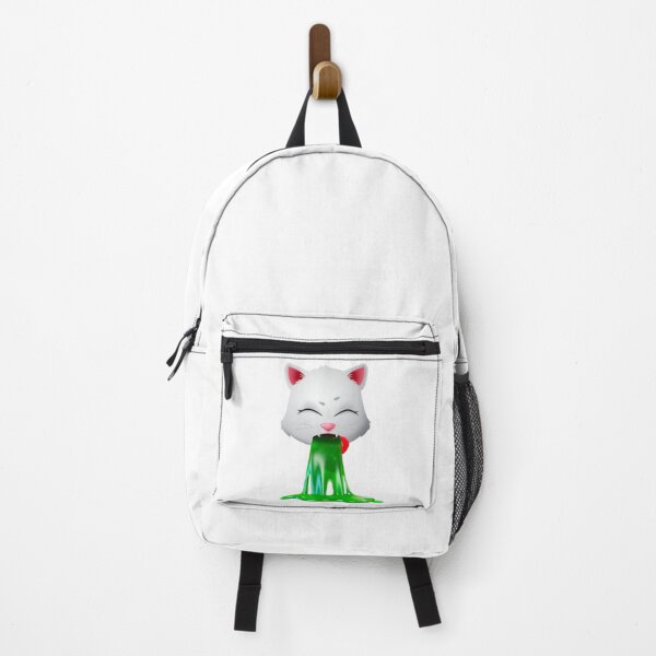 Item preview, emoji - cute cat pussy kitty puke break cat passed designed and sold by mr-serious-yt.