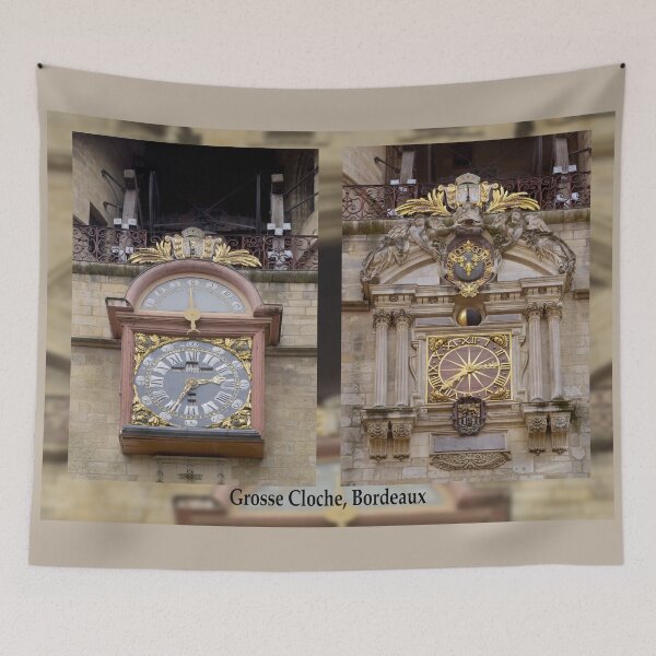 Aperçu de l'œuvre Bordeaux, Grosse Cloche. Cloche de rue géante et tour de l'horloge. créée et vendue par JonDelorme.