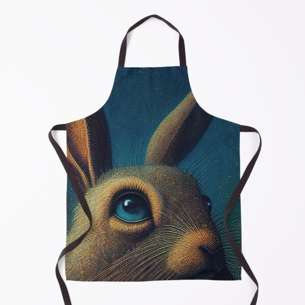 Item preview, Pointillism matrix style rabbit blue sky designed and sold by RK - Shop.