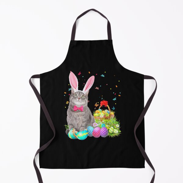 Item preview, Happy Easter Cute Bunny Cat Eggs Basket Funny designed and sold by ideptamiderw.