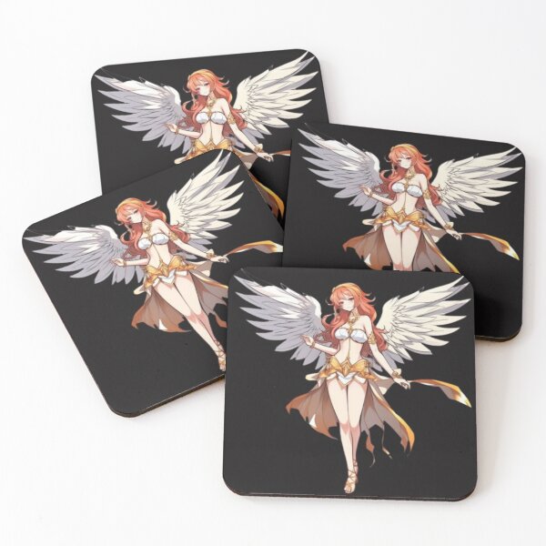Item preview, Anime Cute Angel Fantasy - Colorful and Whimsical Illustration designed and sold by CRAZY&ART.