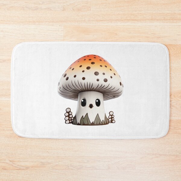 Item preview, Cute Shocked Mushroom Shroom - Kawaii Toadstoo designed and sold by TVBArchive.