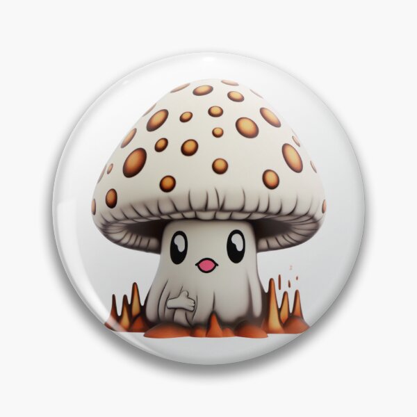 Item preview, Little Fire Mushroom Shroom - Kawaii Flame Toadstool  designed and sold by TVBArchive.