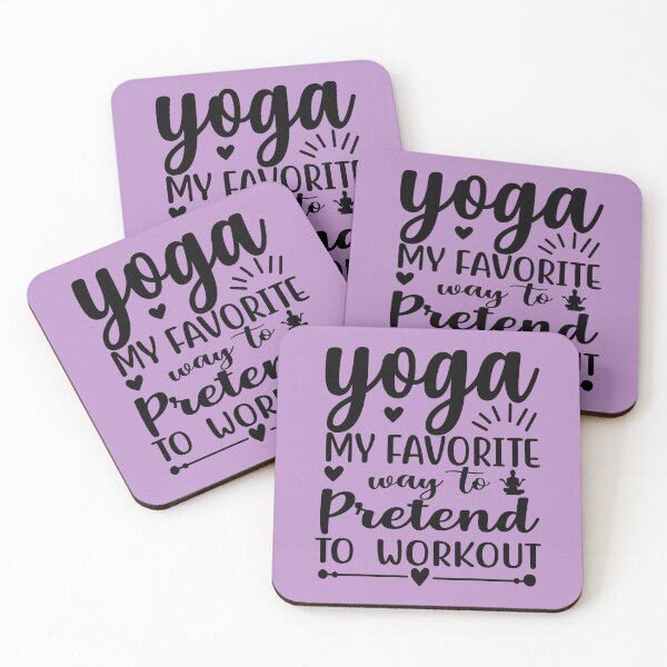 Item preview, Cita de yoga Yoga Mi forma favorita de fingir hacer ejercicio Divertido refrán motivacional designed and sold by SoccaTamam.