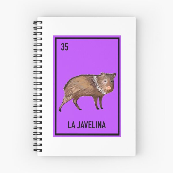 Item preview, 35 La Javelina , the Javelina , loteria card animal loteria  designed and sold by DarbyHunterArt.
