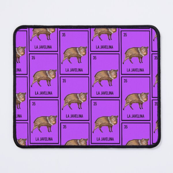 Item preview, 35 La Javelina , the Javelina , loteria card animal loteria  designed and sold by DarbyHunterArt.