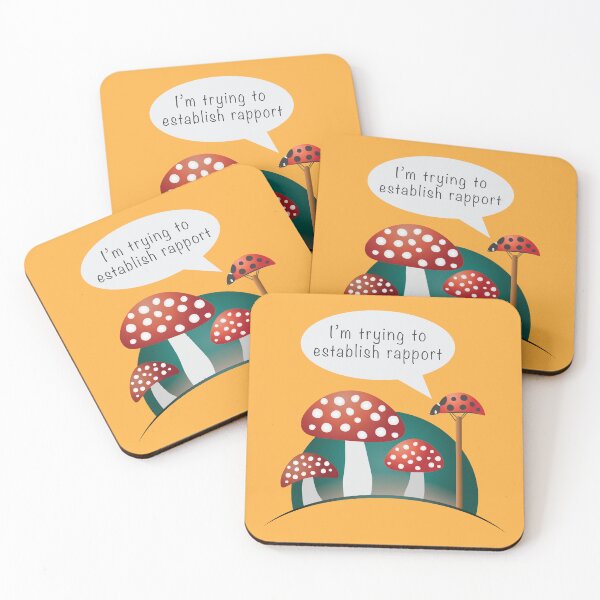 Item preview, Ladybug Imitating Some Mushroom designed and sold by iamKaye.