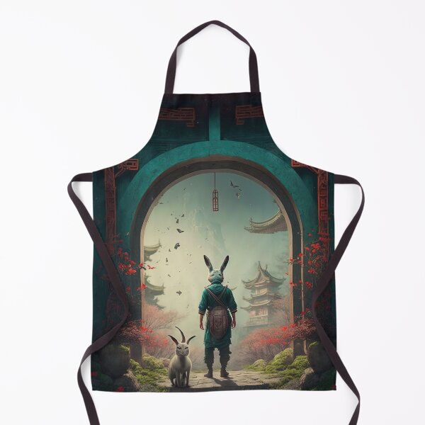 Item preview, The Year of The Rabbit 2023, Chinese Zodiac New Year 2023 - AI-Generated surrealist Art designed and sold by Flowsaiartshop.