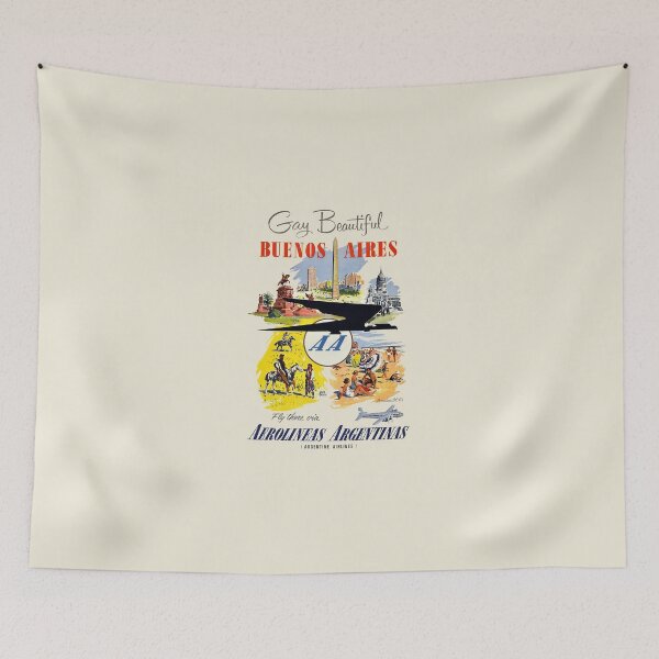 Item preview, Gay beautiful Buenos Aires - Vintage poster designed and sold by CJVisions.