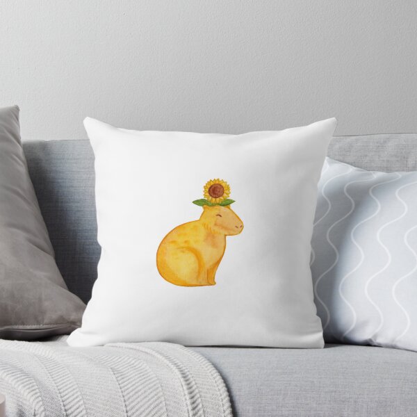 Item preview, Sunflower Capybara designed and sold by Jay Doodles.