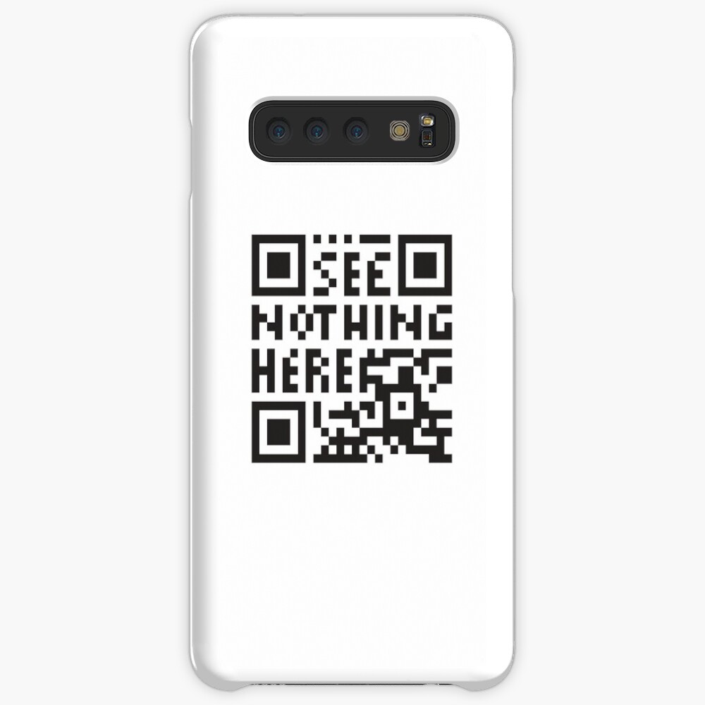 confuse surveilling scanner - undecodable qr code Case & Skin for Samsung Galaxy