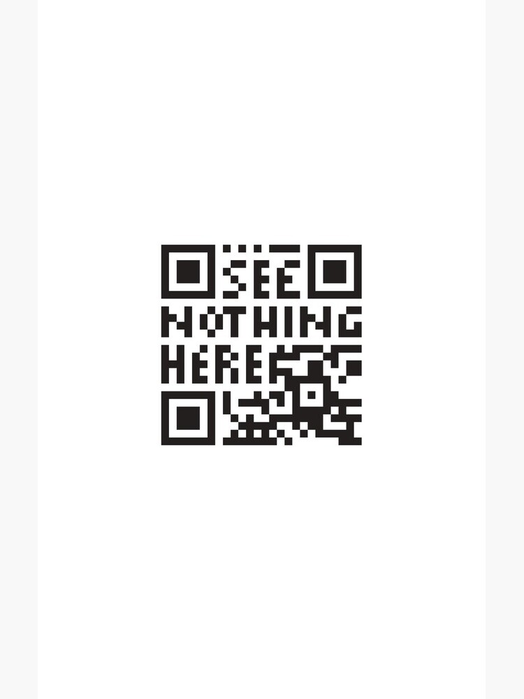 confuse surveilling scanner - undecodable qr code by kislev