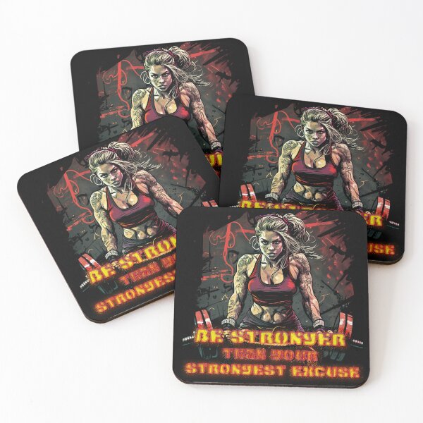 Item preview, Be stronger than your excuses designed and sold by BurpeesEvery.