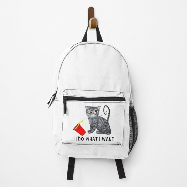 Item preview, I Do What I Want Cat Coffee Black Cat Red Cup Funny Graphic designed and sold by ideptamiderw.