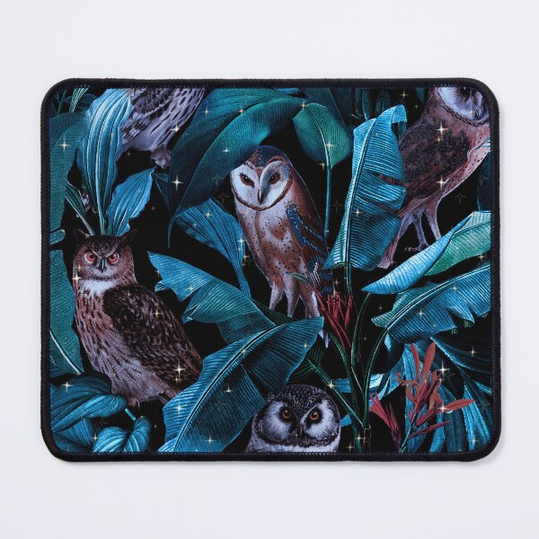 Item preview, Owl and Leaf Garden designed and sold by Burcu Korkmazyurek.