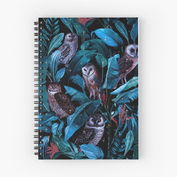 Item preview, Owl and Leaf Garden designed and sold by Burcu Korkmazyurek.
