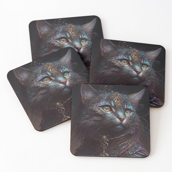 Item preview, Fantasy Cat art #15 designed and sold by YourMajestyLuna.