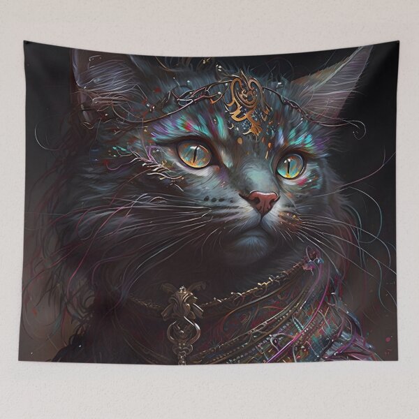 Item preview, Fantasy Cat art #15 designed and sold by YourMajestyLuna.