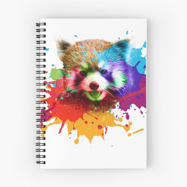 Item preview, Red panda, panda, bear, color, colorful, splash of color designed and sold by theherbst131313.