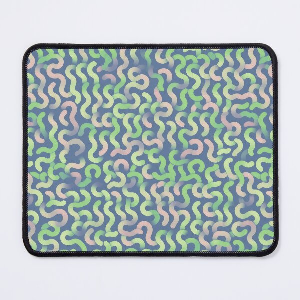 Item preview, happy pastel worm pattern designed and sold by DrSoed.