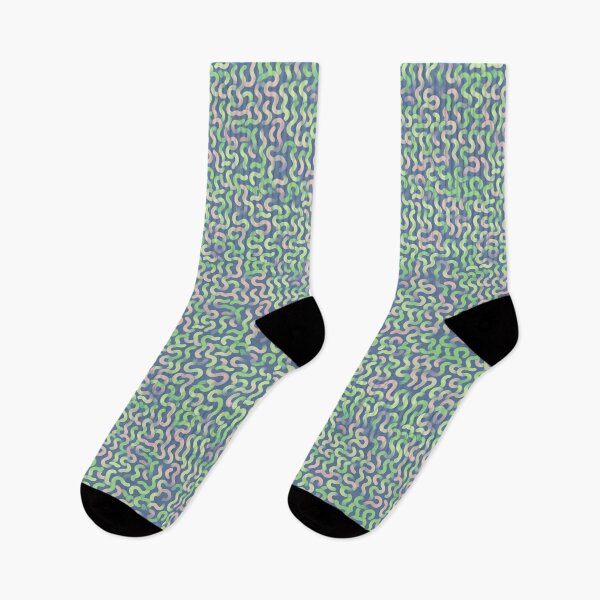 Item preview, happy pastel worm pattern designed and sold by DrSoed.