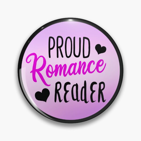 Item preview, Proud Romance Reader, round, bookworm slogan designed and sold by ArtPau.