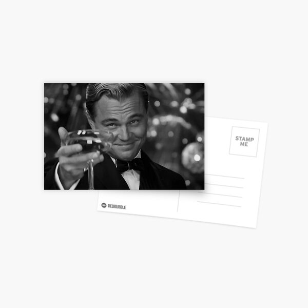 Leonardo DiCaprio Great Gatsby Postcard