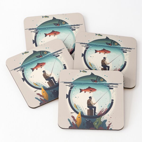 Item preview, Angler Illustration Design designed and sold by Xiangster987.