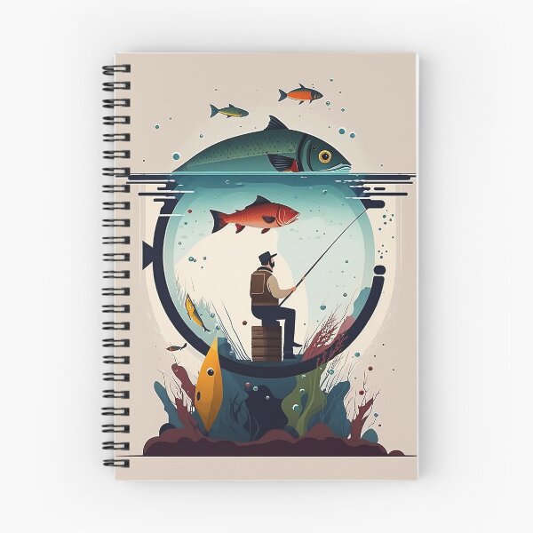 Item preview, Angler Illustration Design designed and sold by Xiangster987.