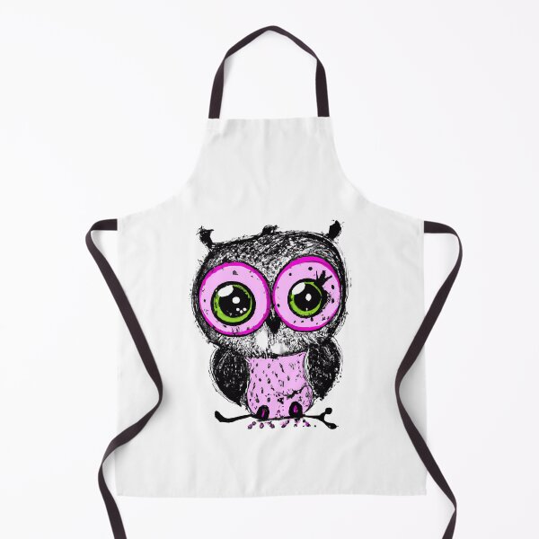 Item preview, Cute Pink owl designed and sold by TheScruffyGoose.