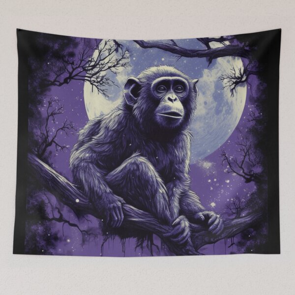 Item preview, Monkey Art - My Ancestor Monkey designed and sold by letsgetinspired.