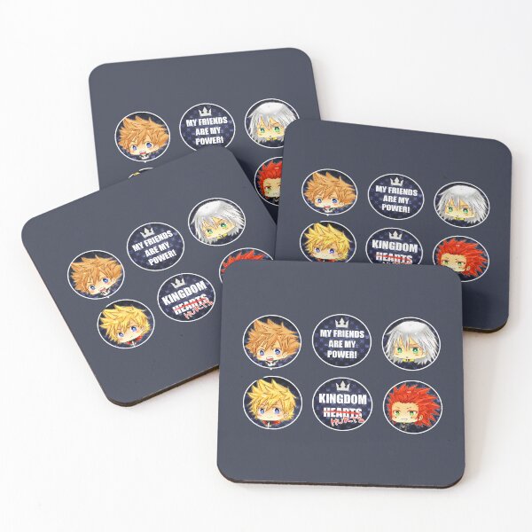 Item preview, My Friends are my Power! Kingdom Hearts Buttons designed and sold by candypiggy.