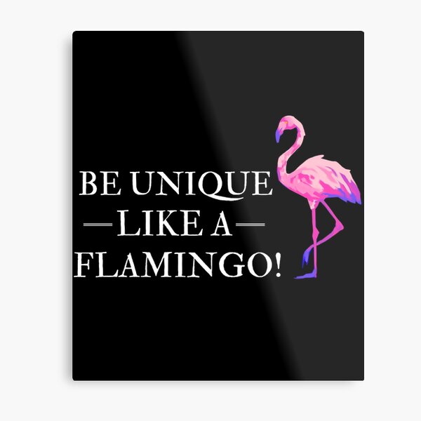 Flamingo Unique Metal Prints for Sale