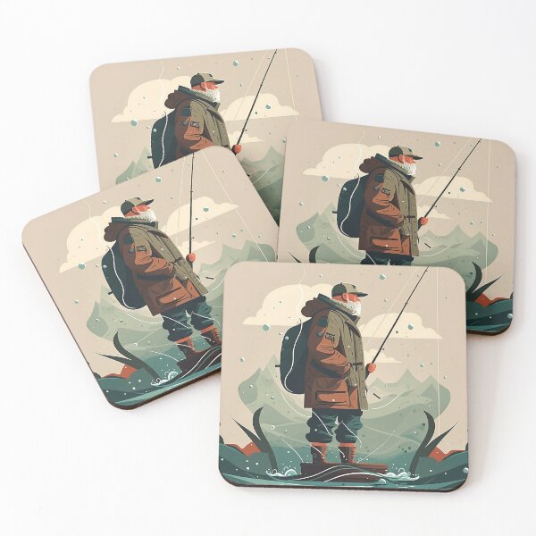 Item preview, Angler Illustration designed and sold by Xiangster987.