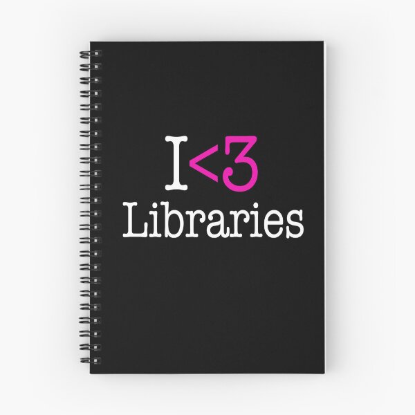 Item preview, I Love Libraries, black square, bookworm slogan designed and sold by ArtPau.